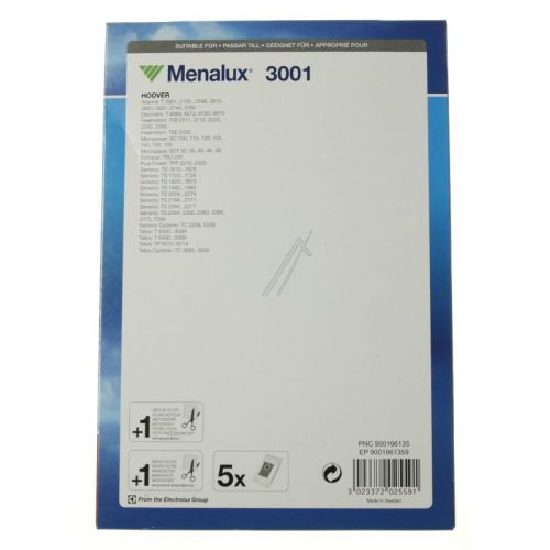 Bild: Mikrofilter-Set für Staubsauger Electrolux 9001961359 5x Beutel + Mikrofilter