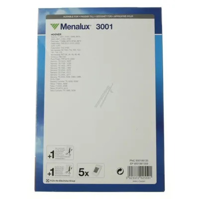 Mikrofilter-Set für Staubsauger Electrolux 9001961359 5x Beutel + Mikrofilter