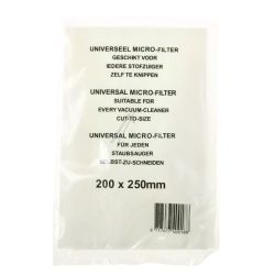 Mikrofilter Zuschneidbar für Staubsauger Com F93523 Feinstaubfilter