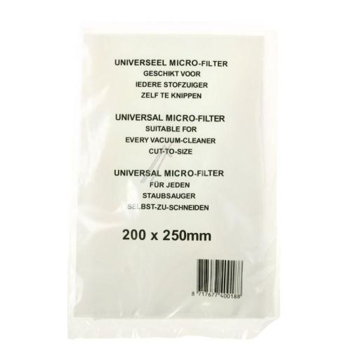 Bild: Mikrofilter Zuschneidbar für Staubsauger Com F93523 Feinstaubfilter