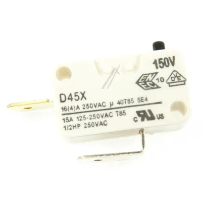 Mikroschalter für Bosch-Gerät 00604670 Waschmaschine, Trockner