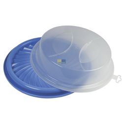 Mikrowelle Teller mit Abdeckhaube Set Wpro DFL200 484000008475