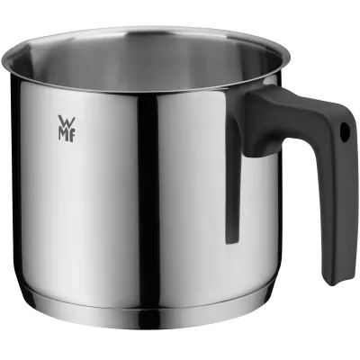 WMF Milchtopf 14 cm | Induktion | Edelstahl poliert | 1,7l | tropffreier Ausguss | spülmaschinengeeignet
