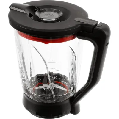 Mixbehälter Glasaufsatz mit Messer Deckel Bosch 11045253 für Standmixer