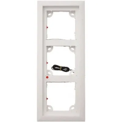 Mobotix 3fach Rahmen MX-OPT-Frame-3-EXT-PW weiß für 3 Module, AußenbereichMoboti