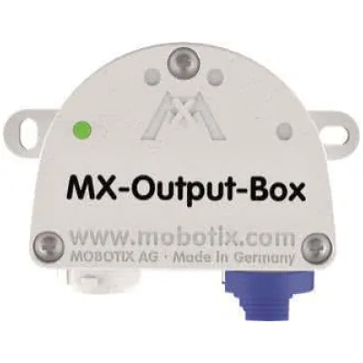 Mobotix Anschlussbox MX-OPT-Output1-EXT für Außen | Relaismodul 6 Ausgänge | IP65 | -30 bis 60°C | MxBus