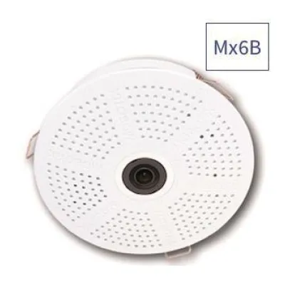 Mobotix IP-Kamera MX-C26B-6D016 | 6MP Fisheye | Hemisphärisch | PoE | Decke | 180° Weitwinkel | Nachtfarbe | Weiß