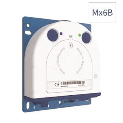Mobotix Sicherheitskamera Body S16B MX-S16B | 4K DualFlex IP-Kamera | Tag/Nacht/Thermal | wetterfest | Metall | Weiß