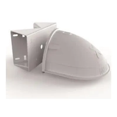 Mobotix Mast-/Wandhalter-Set | MX-OPT-WHMH-Set | für Q2x/D2x/ExtIO | Edelstahl/Kunststoff | weiß