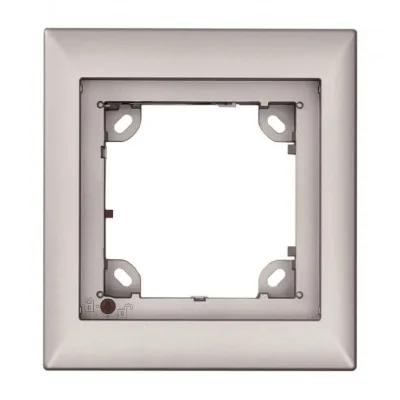 Mobotix Rahmen 1-fach si RAL 9006 MX-OPT-Frame-1-EXTSV