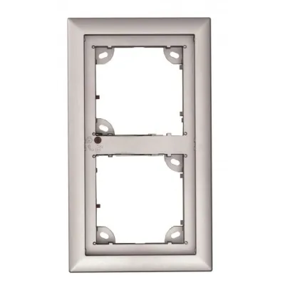 Mobotix Rahmen 2-fach si RAL 9006 MX-OPT-Frame-2-EXTSV