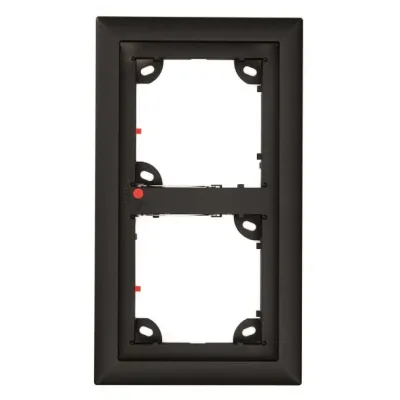 Mobotix Rahmen 2-fach sw RAL 9005 MX-OPT-Frame-2-EXTBL
