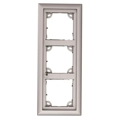 Mobotix Rahmen 3-fach si RAL 9006 MX-OPT-Frame-3-EXTSV