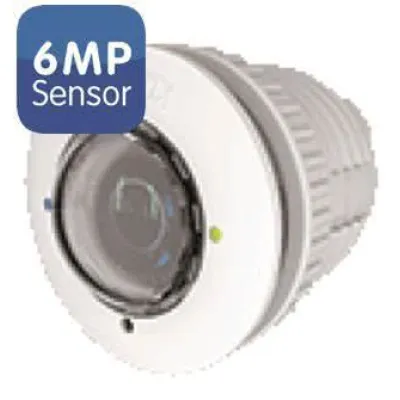 Mobotix Sensormodul MX-O-SMA-S-6D016 | 6MP Fisheye Kameraeinbau | 180° Weitwinkel | IP66 | Wi-Fi | B016 Objektiv | Weiß