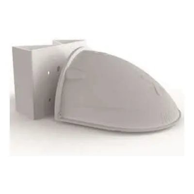Mobotix Wand-/Masthalterung Set D15-OPT-WHMH-SET | für Dome-Kameras D1x | IP65 | Edelstahl/Kunststoff | weiß