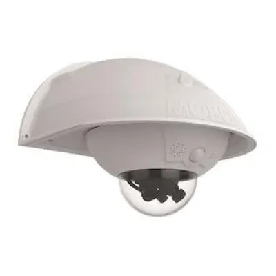Mobotix Wandhalterung MX-WH-Dome für Dome-Kameras | Outdoor, IP65, schlagfest, Metall, schwarz/weiß
