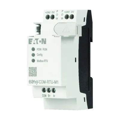 EATON Kommunikationsmodul EASY-COM-RTU-M1 199453 | Modbus RTU Master/Slave | DC 20,4-28,8V | für easyE-Serie | IP20