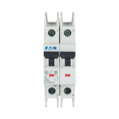 EATON Leitungsschutzschalter FAZ-C15/2-NA 102169 | 2-polig | 15A | C-Charakteristik | 400V AC | 2TE | 15kA | IP20