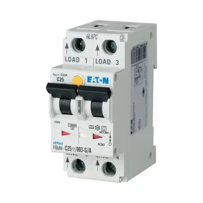 EATON FI/LS-Schutzschalter FRBDM-B13/2/003-G/A 168199 | 2-polig | B13 | 13A | 30mA | Typ A | 10kA | 240V | IP20