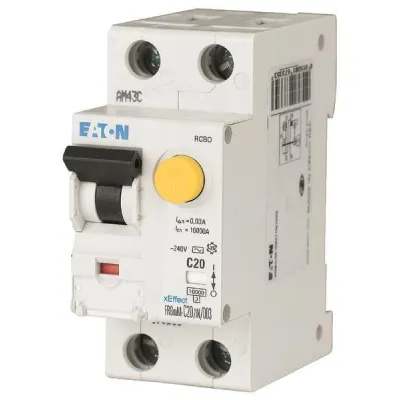 Eaton FI/LS-Schutzschalter FRBMM-C13/1N/003-G/A 170630 | 13A 30mA | C-Charakteristik | 1p+N | 240V | 10kA | Typ A | 2TE