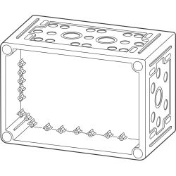 MOE U-CI23E Gehäuse-Unterteil 187,5x250mm