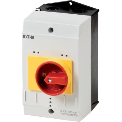 Eaton Leergehäuse CI-K2-PKZ0-GR 219655 | für Not-Aus-Schalter | IP65 | 160x100x130mm | Kunststoff | rot/gelb