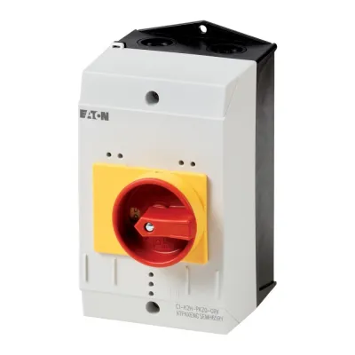 Eaton Leergehäuse CI-K2-PKZ0-GR 219655 | für Not-Aus-Schalter | IP65 | 160x100x130mm | Kunststoff | rot/gelb