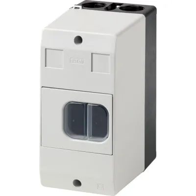 Eaton Isolierstoffgehäuse CI-PKZ01-G 281404 | IP65 | Aufputz | 158x80x116,5 mm | 4x M25 Leitungseinführung | Schwarz