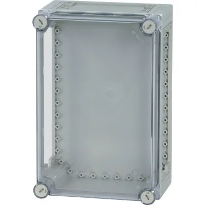 Eaton Isolierstoffgehäuse CI43-150 | 022273 | IP65 Verteilergehäuse | 375x250x175mm | transparent | Polycarbonat | grau
