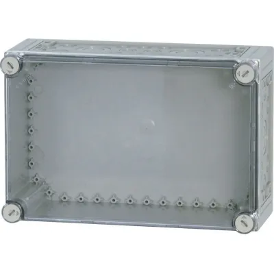 Eaton CI43E-125 Wandgehäuse | IP65 | Kunststoff | transparent | 375x250x150mm | Außenmontage | grau