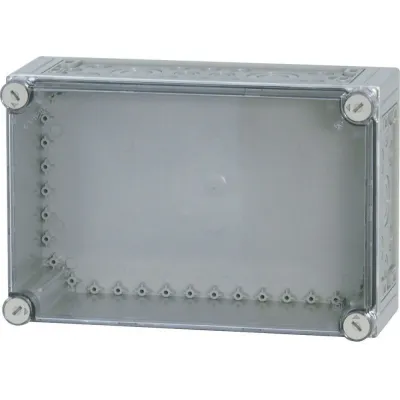 Eaton CI43E-125 Wandgehäuse | IP65 | Kunststoff | transparent | 375x250x150mm | Außenmontage | grau