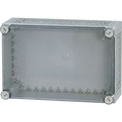 Eaton CI43E-125 Wandgehäuse | IP65 | Kunststoff | transparent | 375x250x150mm | Außenmontage | grau