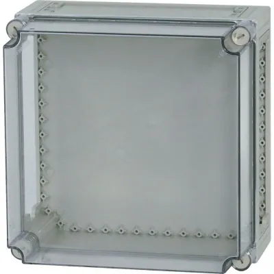 Eaton CI44-200 Isolierstoffgehäuse | IP65 | 375x375x225mm | Polycarbonat | transparenter Deckel | grau