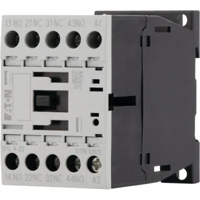 Eaton Hilfsschütz DILA-22 24V DC | 2 Schließer 2 Öffner | 4A | Schraubanschluss | zwangsgeführt | IP20 | DIN-Schiene