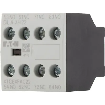 Eaton Hilfsschalterblock DILA-XHI22 | 4-polig | 2S/2Ö | 4A AC | Schraubanschluss | Frontbefestigung | IP20