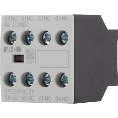 Eaton Hilfsschalterbaustein DILA-XHI31 | 3 Schließer 1 Öffner | 4-polig | Schraubanschluss | 4A | 276427