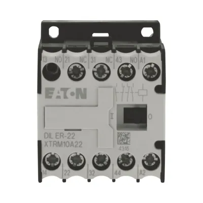 Eaton Hilfsschütz DILER-22 010344 | 2 Schließer 2 Öffner | 24V AC 50Hz | Schraubanschluss | 3A | DIN-Schiene | IP20