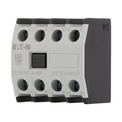 Eaton DILM150-XHI31 Hilfsschalter | 4-polig | 3S/1Ö | Schraubanschluss | Frontbefestigung | 10A AC-15