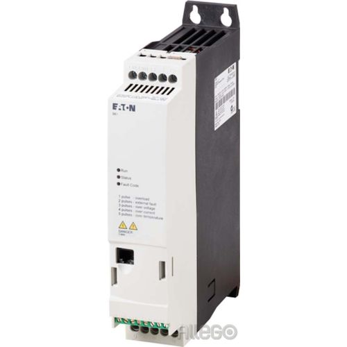 Bild: Moeller Drehzahlstarter FU 3/3phasig DE1-343D6NN-N20N 400V 3,6A 1,5 kW/2HP Moell