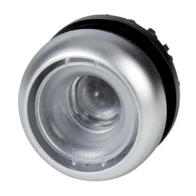 Eaton Drucktaster M22-DR-X 216625 | flach rastend | Ø22,3 mm | Frontring Metall natur | IP67 | ohne Tastenplatte
