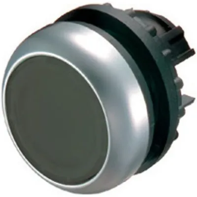 Eaton Drucktaster M22-DR-S 216613 | flach | rastend | 22,3 mm | IP67 | Metall Frontring | schwarz