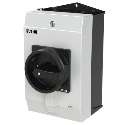 Eaton Hauptschalter P1-32/I2/SVB-SW/HI11 | 32A | 3-polig | IP65 | abschließbar | Aufbau | Wartungs- & Reparaturschalter