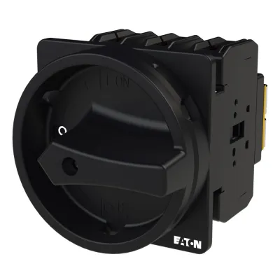 Eaton Hauptschalter P3-63/EA/SVB-SW | 63A | 3-polig | Einbau | abschließbar | IP65 | Wartungsschalter | schwarz