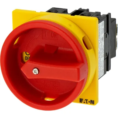 Eaton Hauptschalter T0-2-15679/EA/SVB 081588 | 20A 3-polig | Not-Aus | IP65 | Einbau | 6,5kW | abschließbar | Drehgriff
