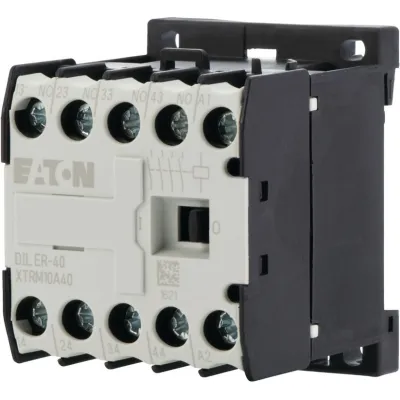 Eaton Hilfsschütz DILER-40 051755 | 4 Schließer | AC 42V 50Hz / 48V 60Hz | 10A | Schraubanschluss | Mini-Schütz