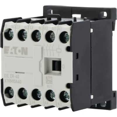 Eaton Hilfsschütz DILER-40 051755 | 4 Schließer | AC 42V 50Hz / 48V 60Hz | 10A | Schraubanschluss | Mini-Schütz