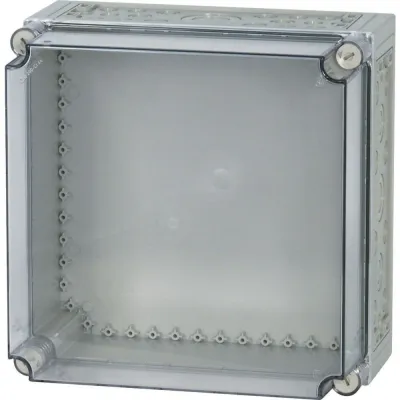 Eaton Leergehäuse CI44E-200 | IP65 Isolierstoffgehäuse | 375x375x225mm | IK10 schlagfest | RAL 7035 grau