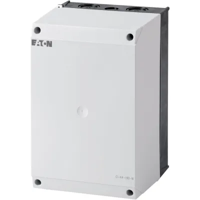 Eaton CI-K4-160-M Schaltgerätegehäuse | IP65 | 240x160x160mm | Polycarbonat | mit Montageplatte | Schwarz/Hellgrau