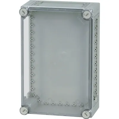 EATON Isolierstoffgehäuse CI43-125 017527 | Verteilergehäuse IP65 | 375x250x150mm | Polycarbonat | Grau RAL7035