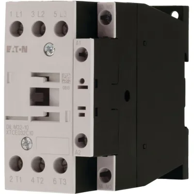 EATON DILM32-10 | Leistungsschütz 3-polig | 15kW 400V AC3 | 32A | 220V Spule | Schraubanschluss